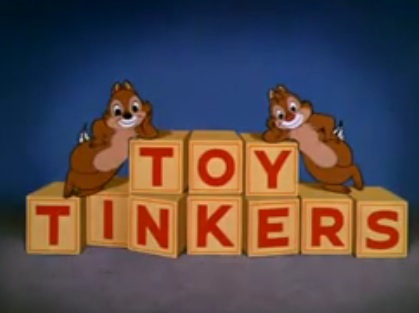 Walt Disney Christmas Donald Duck & Chip and Dale : Toy Tinkers 